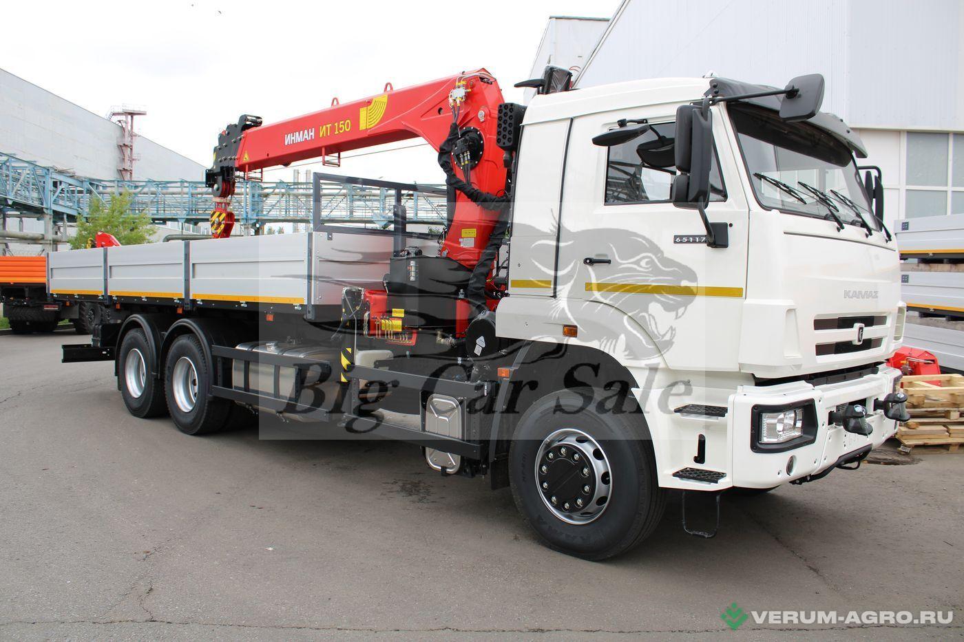 Грузовой автотранспорт - КАМАЗ Бортовой автомобиль 65117-104020-49 c КМУ ИТ-150 