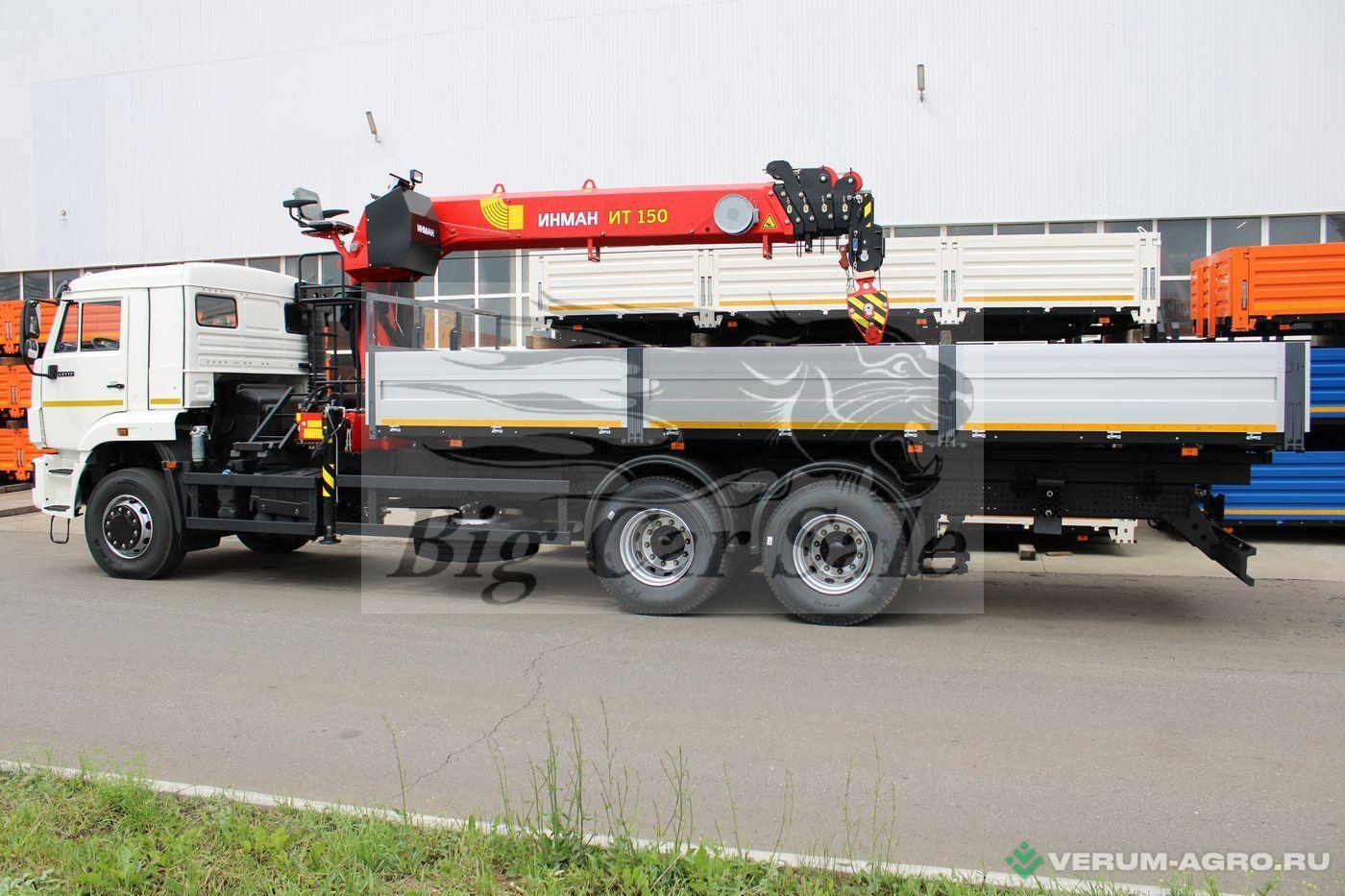 Грузовой автотранспорт - КАМАЗ Бортовой автомобиль 65117-104020-49 c КМУ ИТ-150 