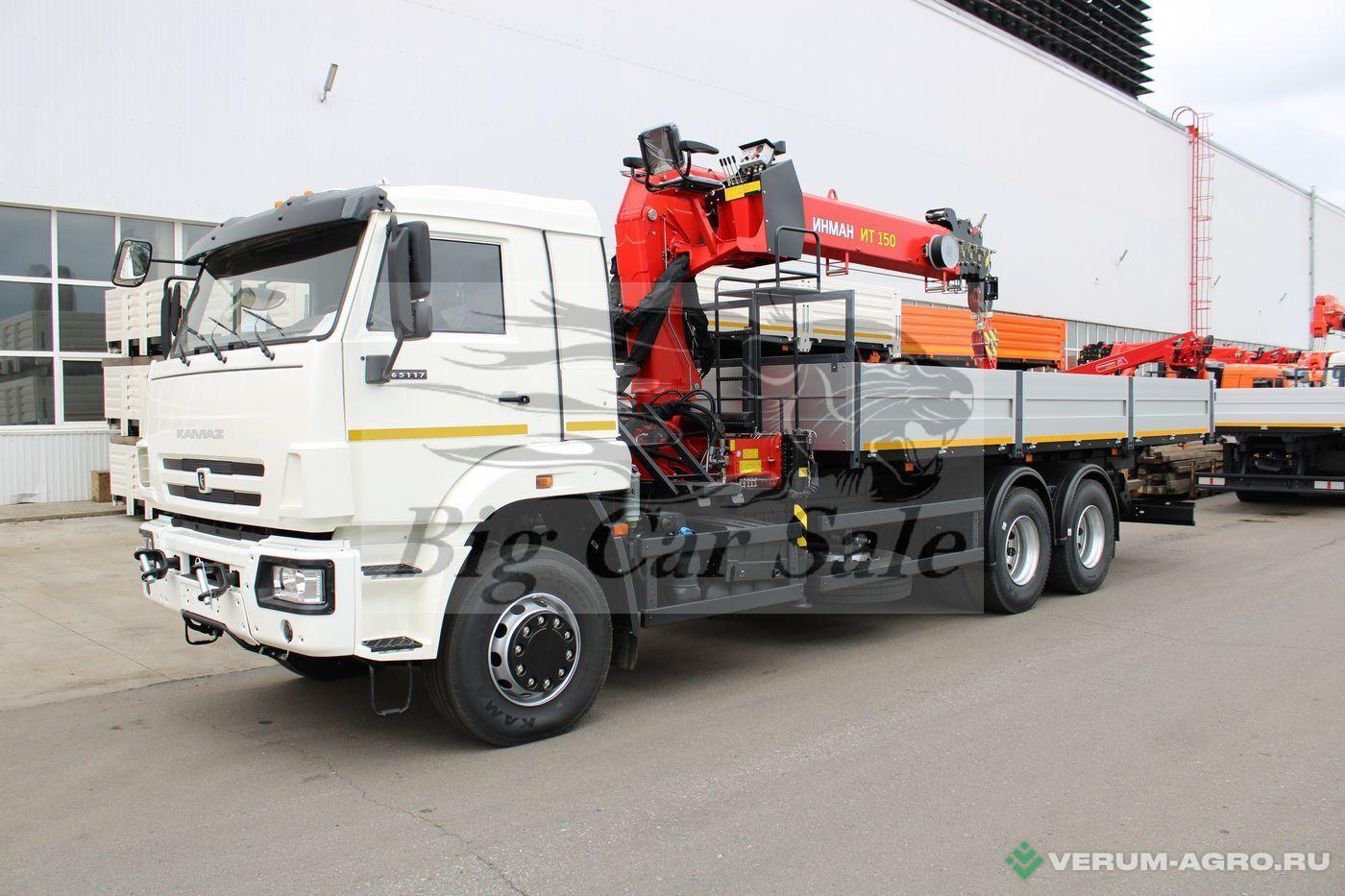 Грузовой автотранспорт - КАМАЗ Бортовой автомобиль 65117-104020-49 c КМУ ИТ-150 