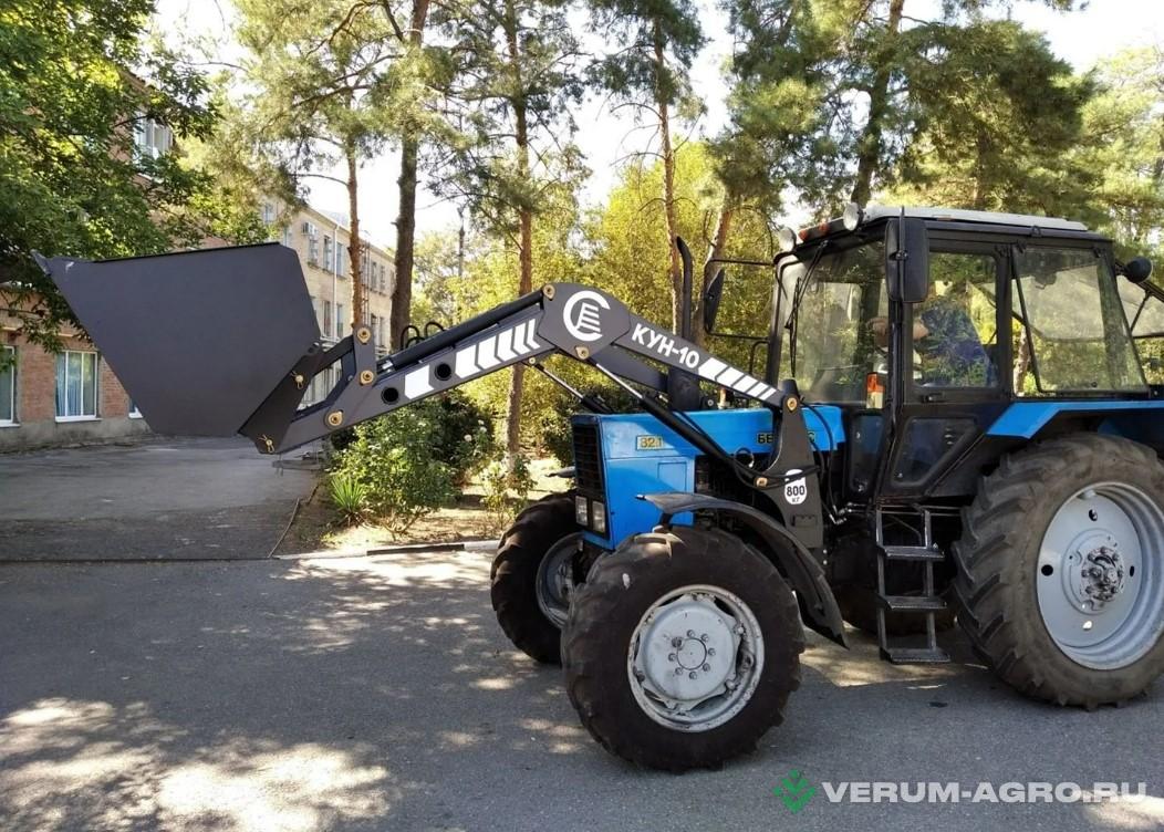 Навесные погрузчики - САЛЬСКСЕЛЬМАШ КУН-10, погрузчик к тракторам МТЗ-80/82 