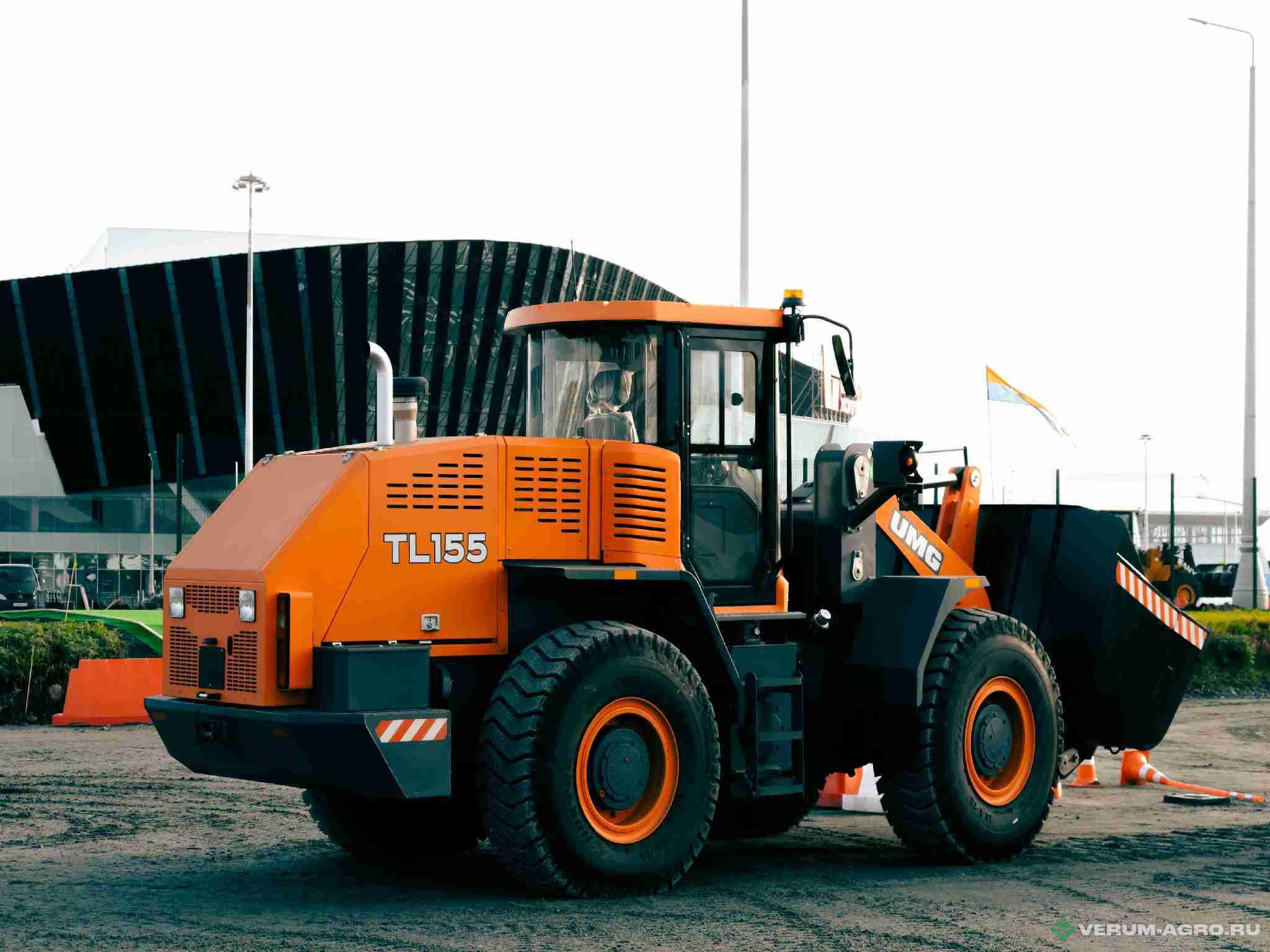 Фронтальные погрузчики - UMG Фронтальный погрузчик (колесный) TL155 