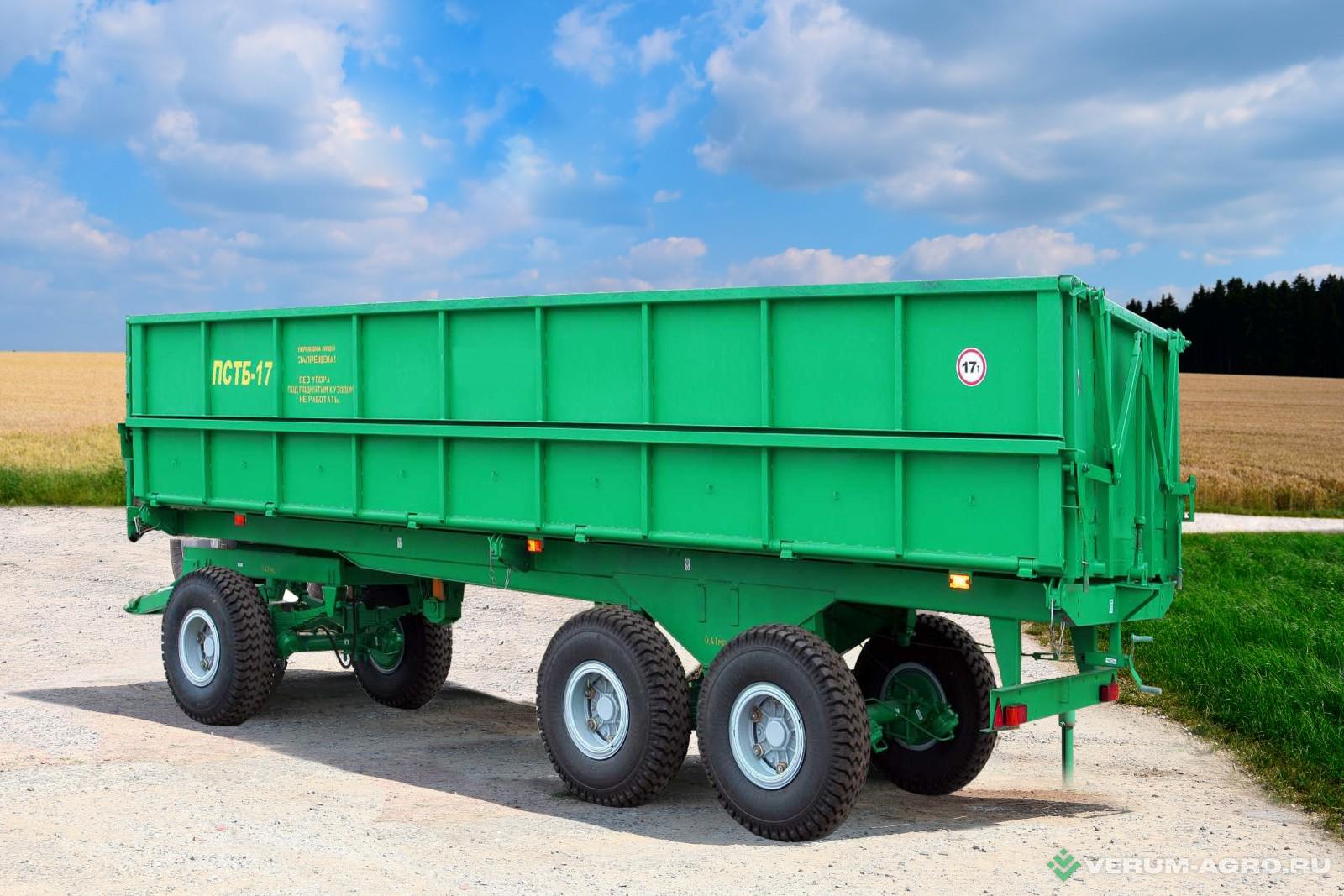 Полуприцепы - БОБРУЙСКАГРОМАШ Прицеп самосвальный тракторный ПСТБ-17 >