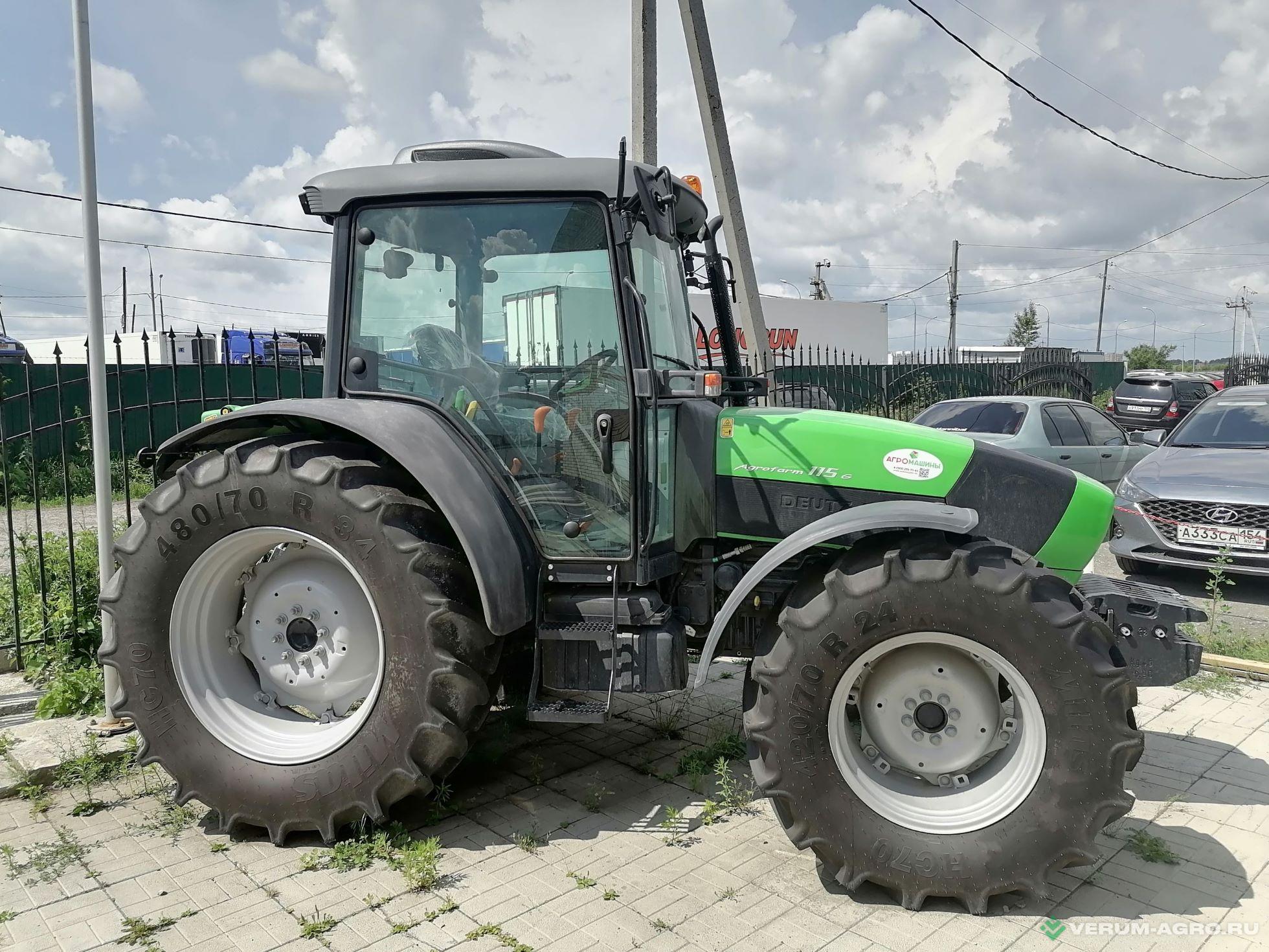 Колесные тракторы - DEUTZ-FAHR AGROFARM 115G 