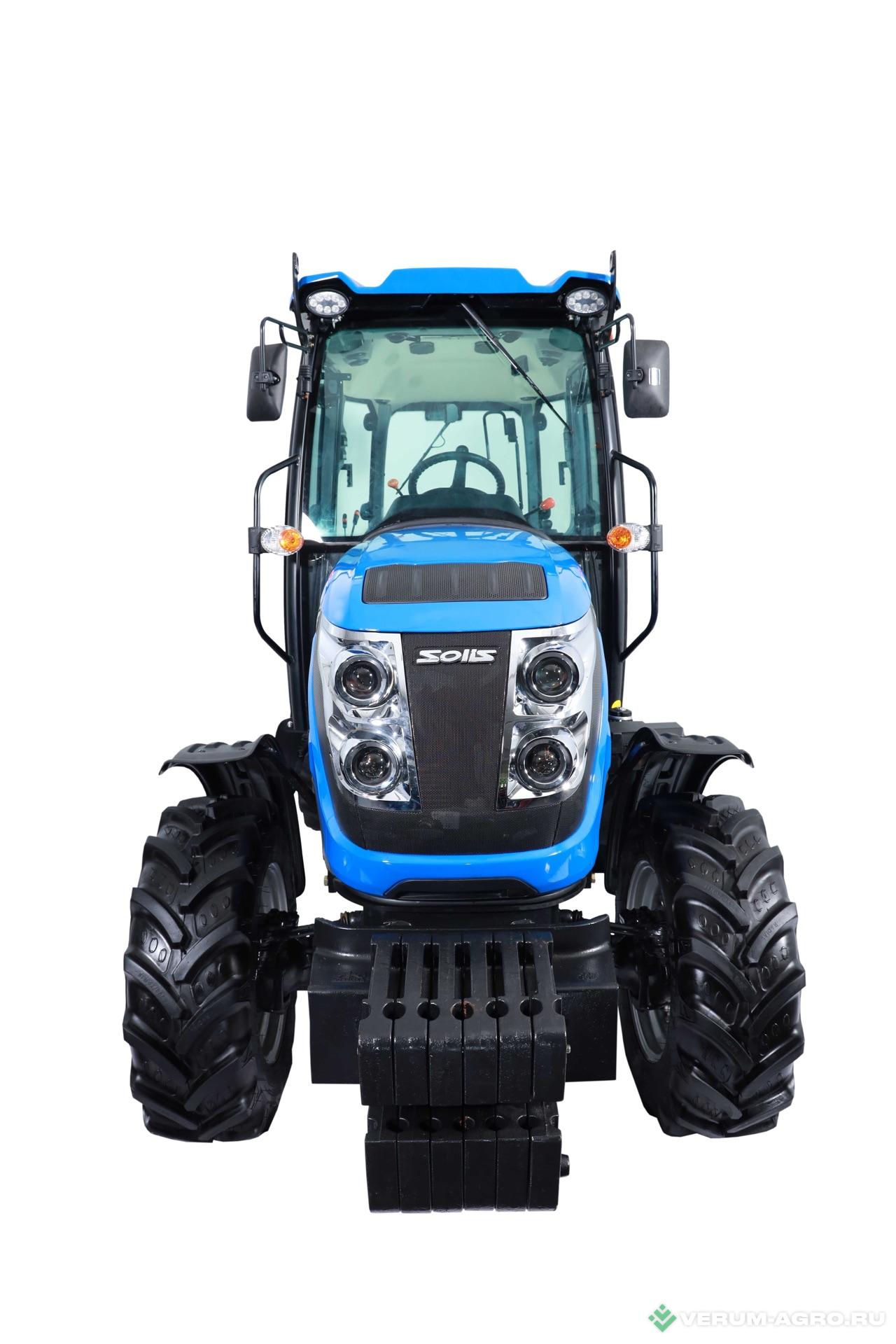 Колесные тракторы - SOLIS 90N 4WD (садовый) дополнительная пара гидровыходов, сиденье комфорт