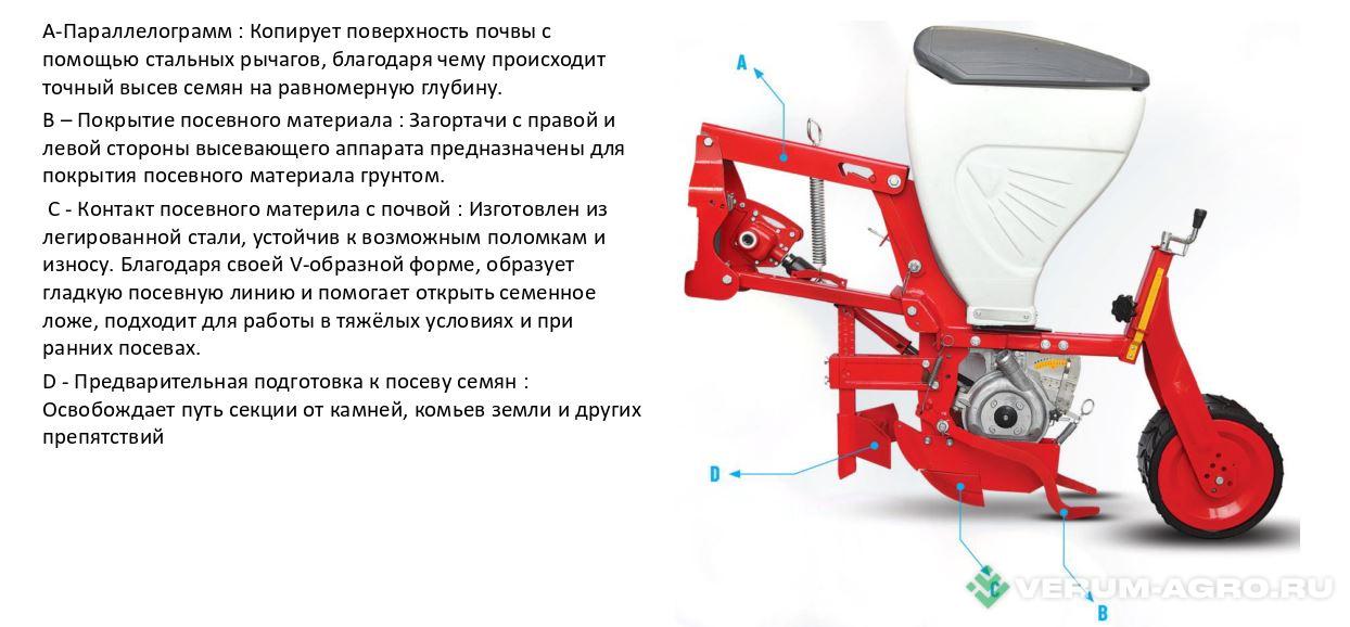 Сеялки - ALTINEZ ALTINЕZ APEM8G Пропашная пневматическая сеялка с внесением удобрений