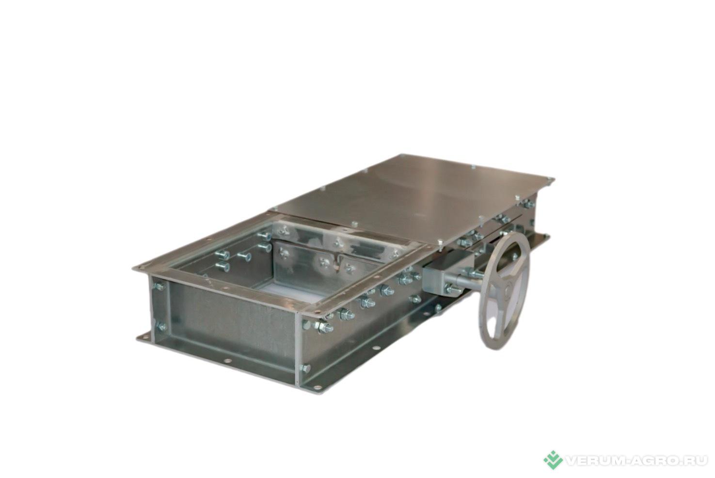 Прочее - БАЗУ-РУСЬ Клапаны перекидные и шиберные задвижки для самотечной системы зерна из оцинкованной стали