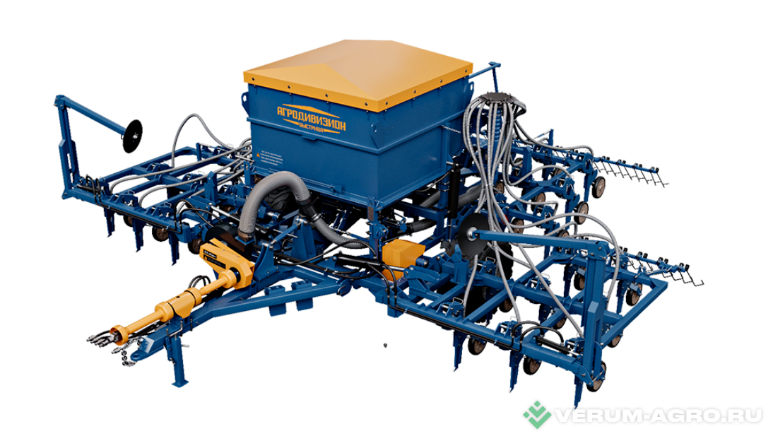 Сеялки - БЫСТРИЦА Сеялка С-6ПС.1 Копирующий анкерный сошник с  прикатывающим колесом, бункер 2,3 м куб, борона