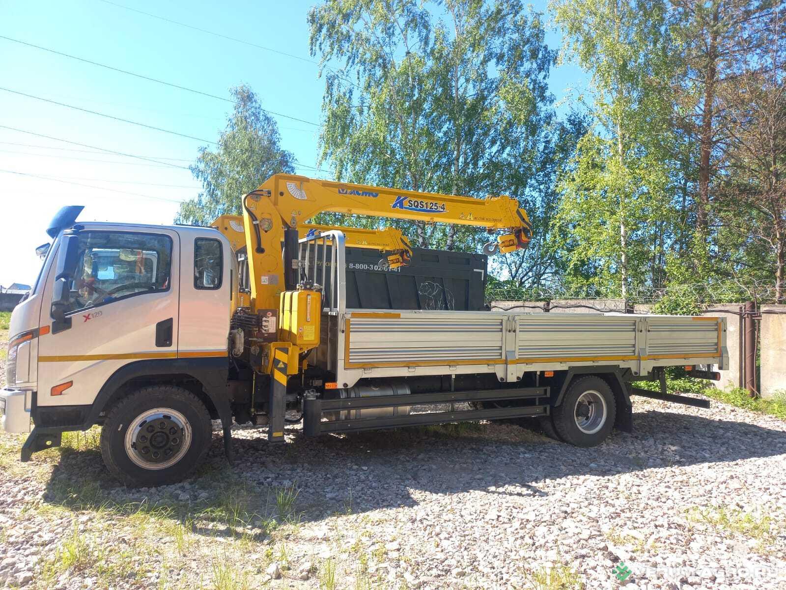 Грузовой автотранспорт - DAYUN X120 с КМУ XCMG KSQS125-4 