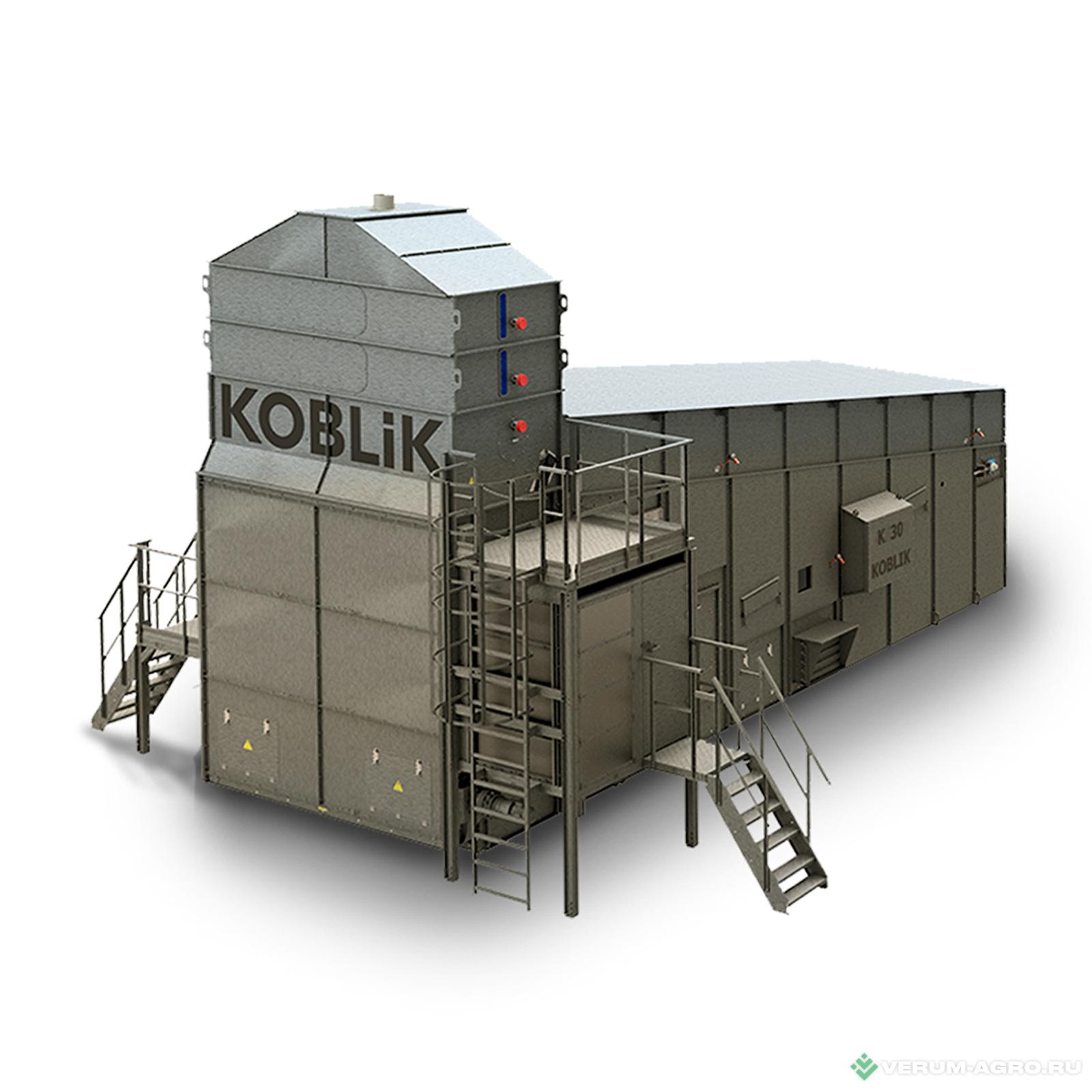 Зерносушильное оборудование - KOBLiK Зерносушилка конвейерная Серия KD KD 200 с газовой горелкой