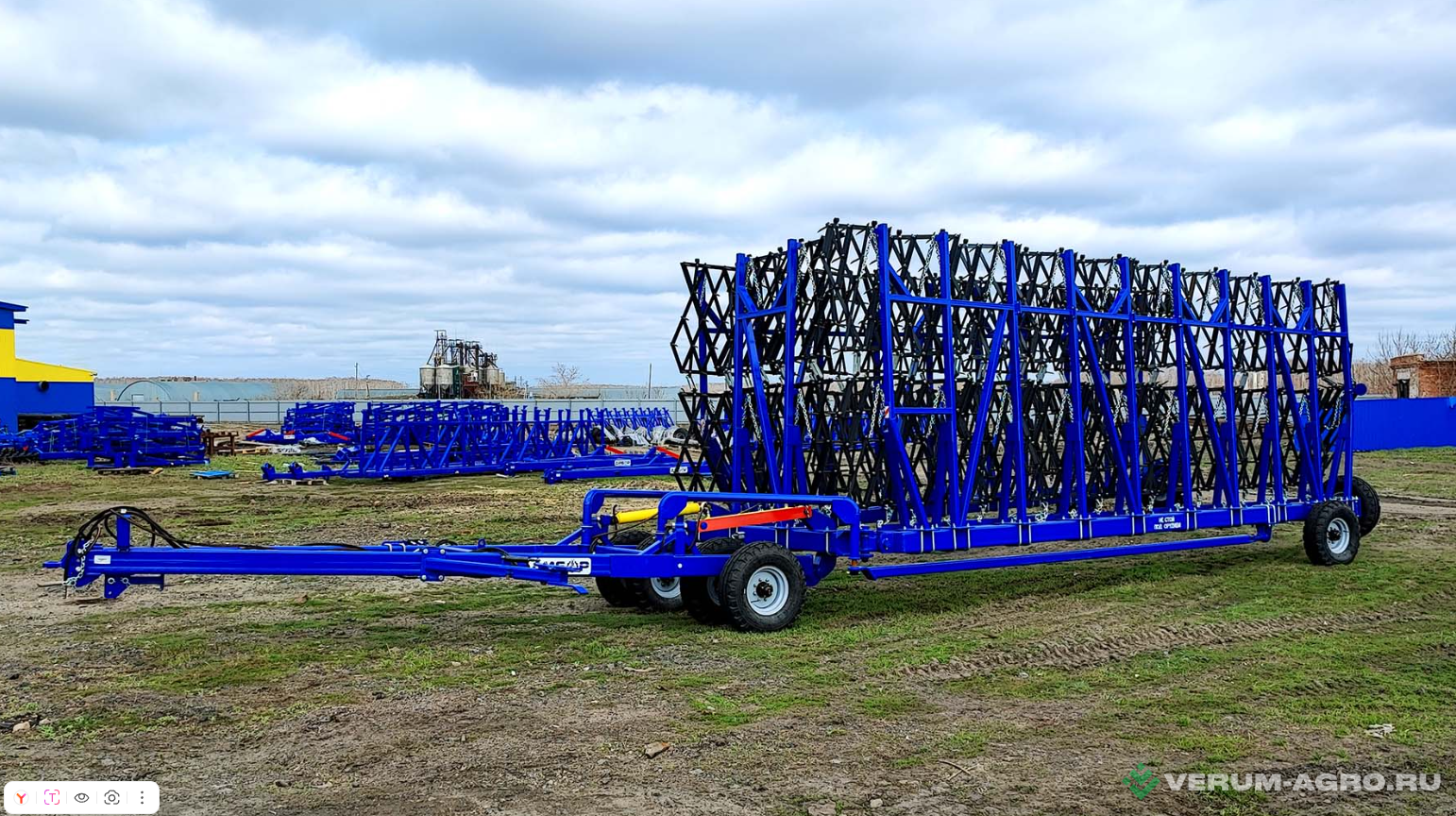 Бороны - ДИБОР Сцепка бороновальная двухследная СБГ-14-2 с боронами БЗТ (жёсткая сцепка)