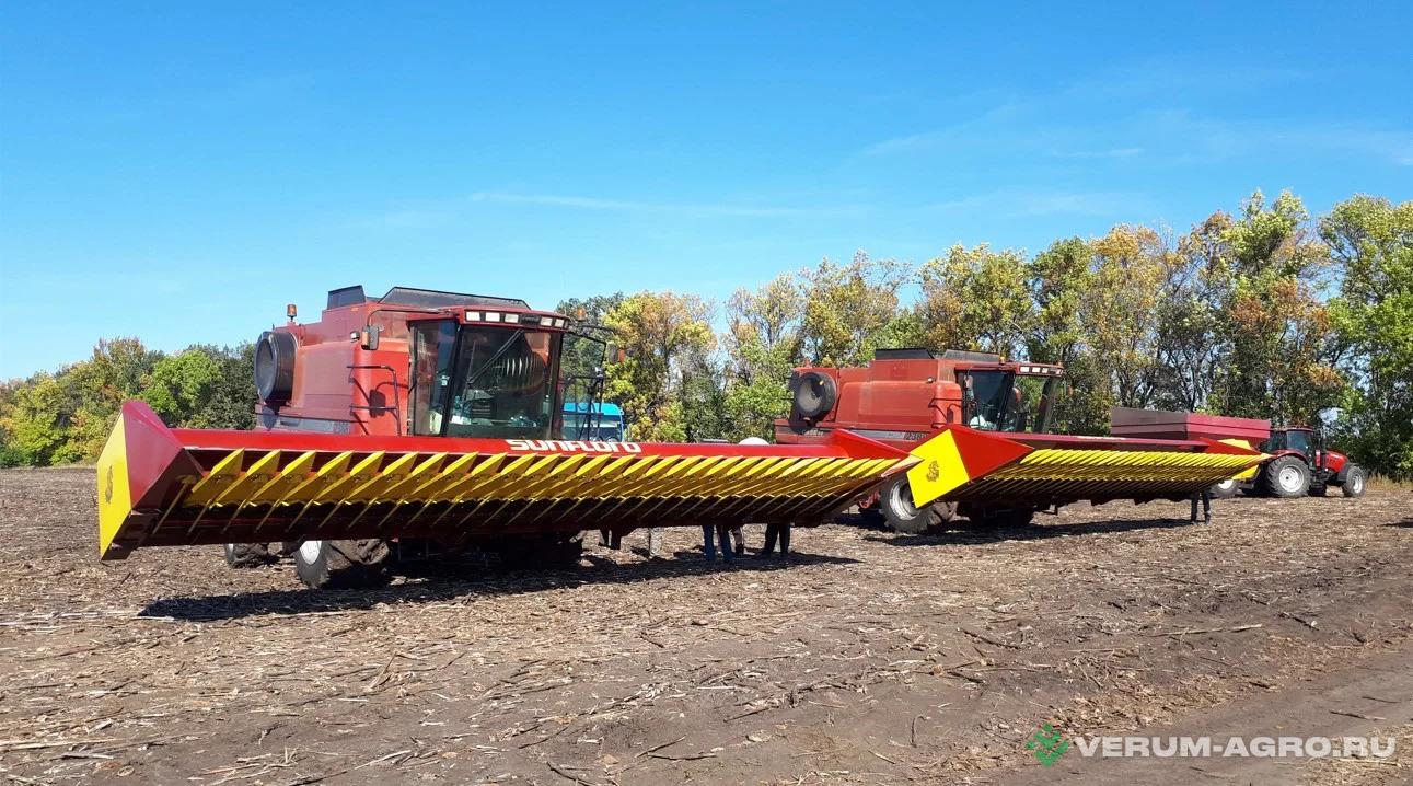 Кормоуборочные комбайны - SANFLORO ЖСБ-7.4 Shaft жатка для подсолнечника 