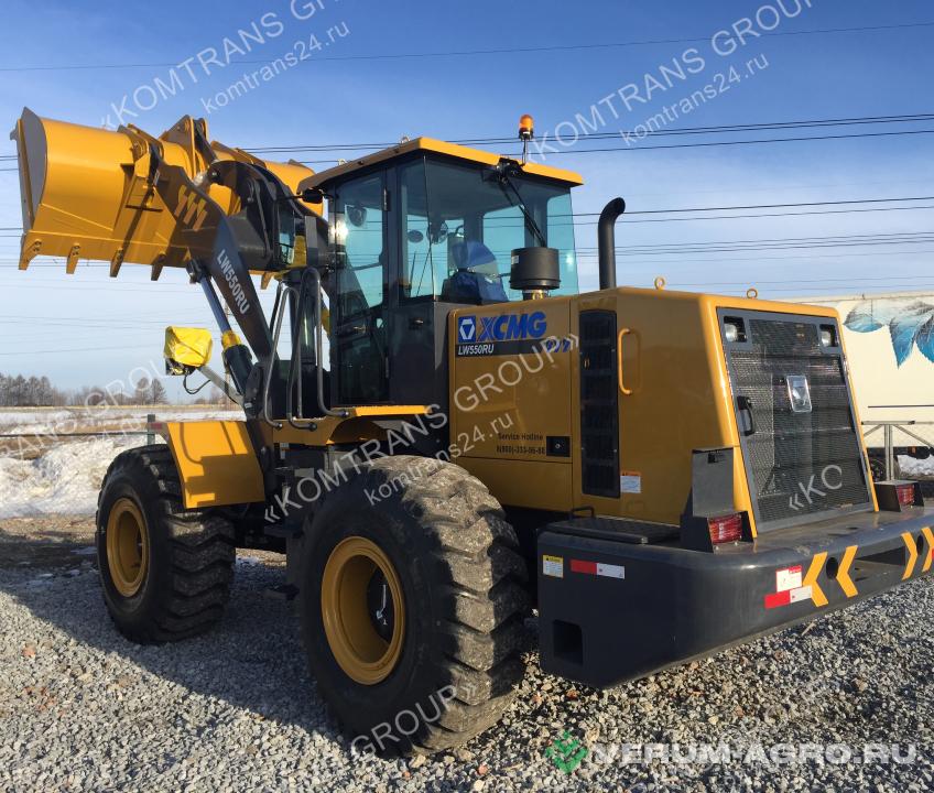 Фронтальные погрузчики - XCMG LW550RU 