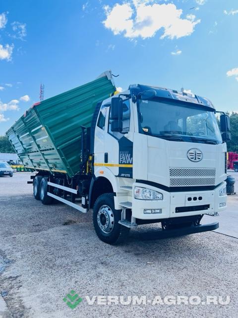 Грузовой автотранспорт - FAW Зерновоз с КМУ FAW CA3250P66K2T1E5 
