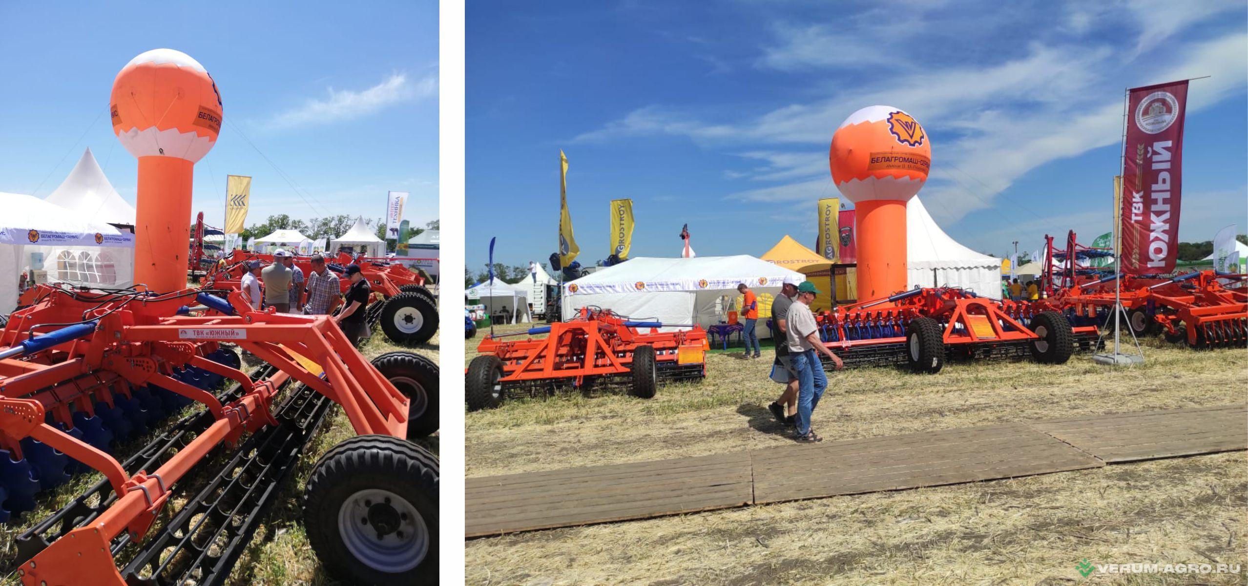 Бороны - БЕЛАГРОМАШ Борона дисковая складная  БДС-4х2П со сдвоен. катком с колесами с гидроцилин