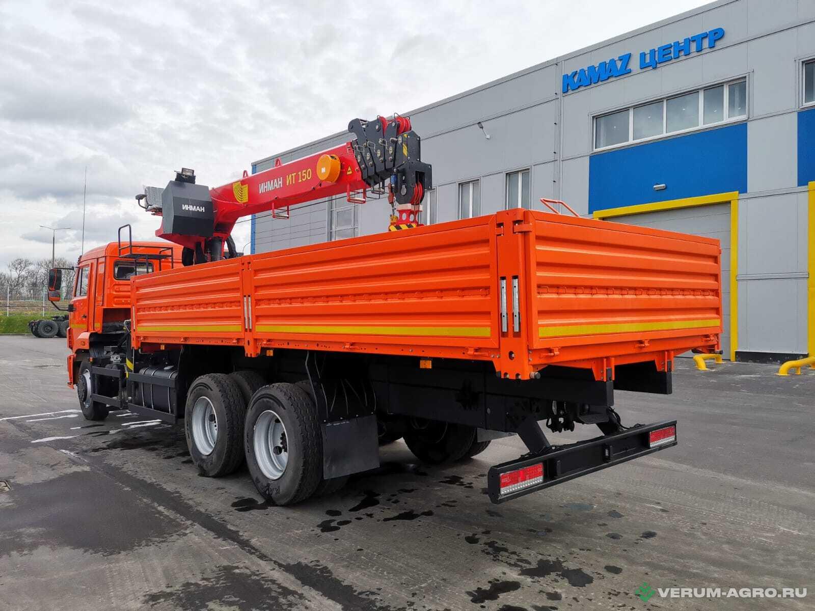 Грузовой автотранспорт - КАМАЗ 65115 3094-48, бортовой с КМУ