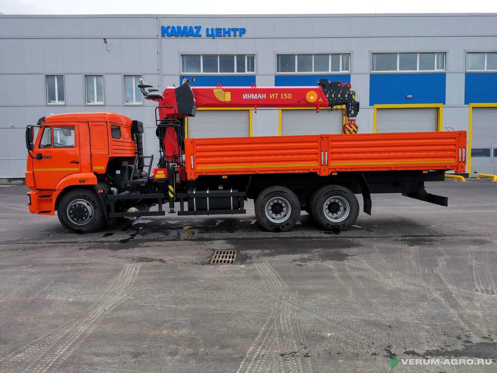 Грузовой автотранспорт - КАМАЗ 65115 3094-48, бортовой с КМУ