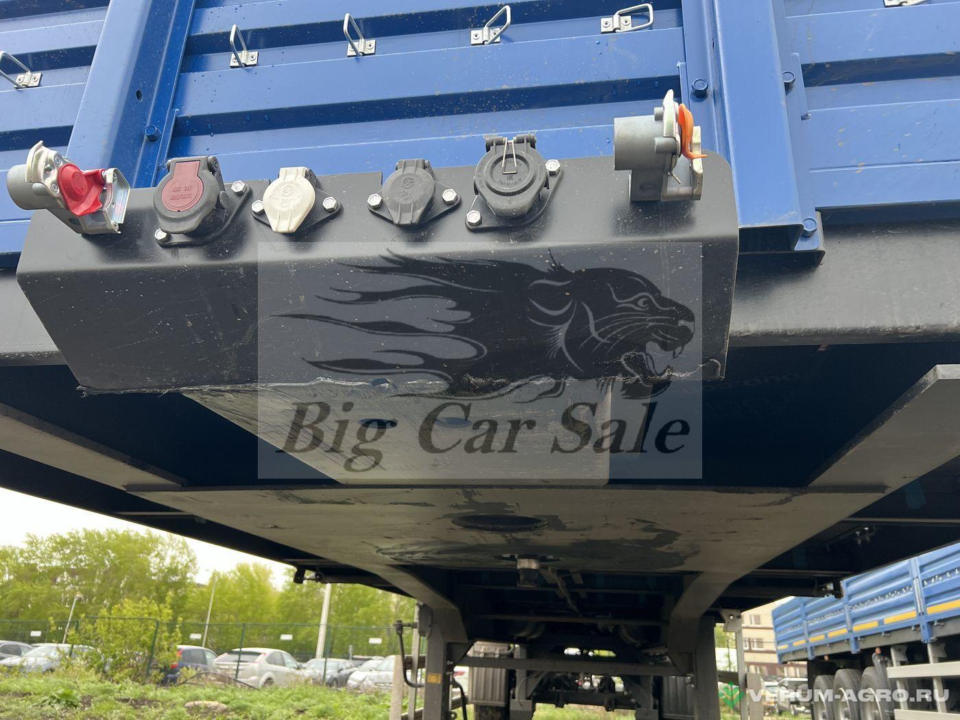 Полуприцепы - ТЗА 588513-0810230-07 трехосный бортовой полуприцеп для тягачей 6х4