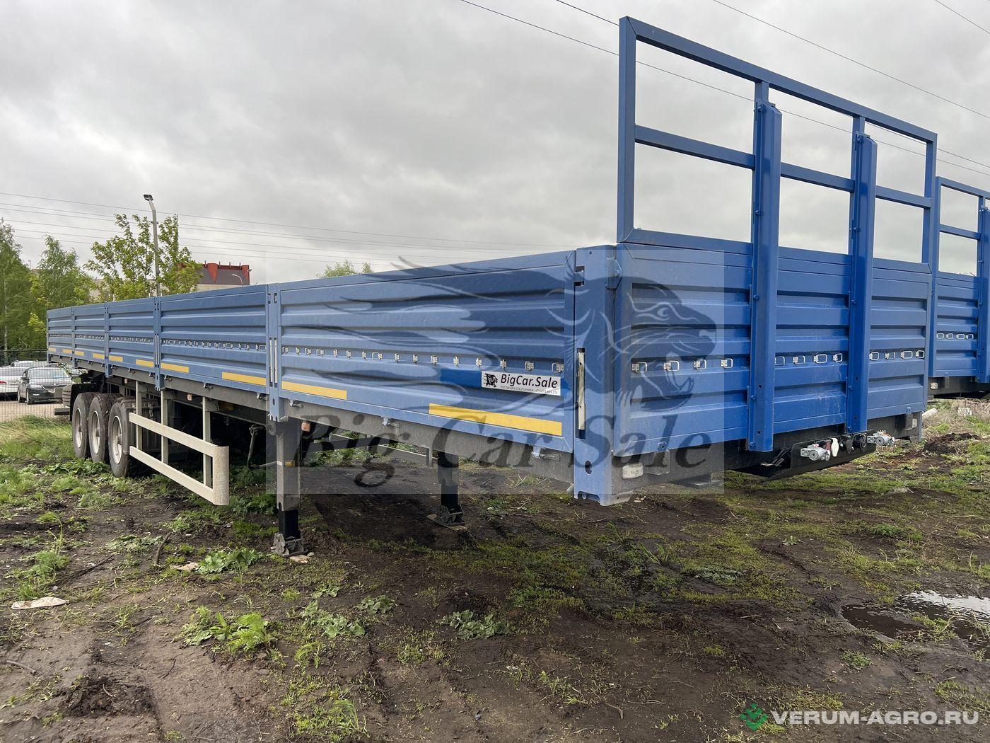 Полуприцепы - ТЗА 588513-0810230-07 трехосный бортовой полуприцеп для тягачей 6х4