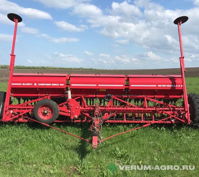 Сеялки - БЕЛИНСКСЕЛЬМАШ сеялка зерновая дисковая СЗ-5,4А,  вариатор, прикатка, транспортное устройство, СКВ