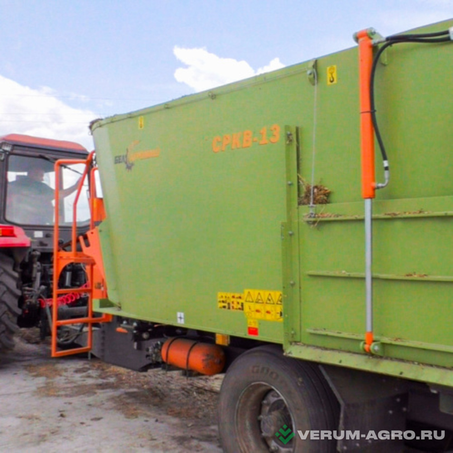 Кормораздатчики-смесители - БЕЛАГРОМАШ Кормораздатчик-смеситель СРКВ-13 с вертикальным шнеком