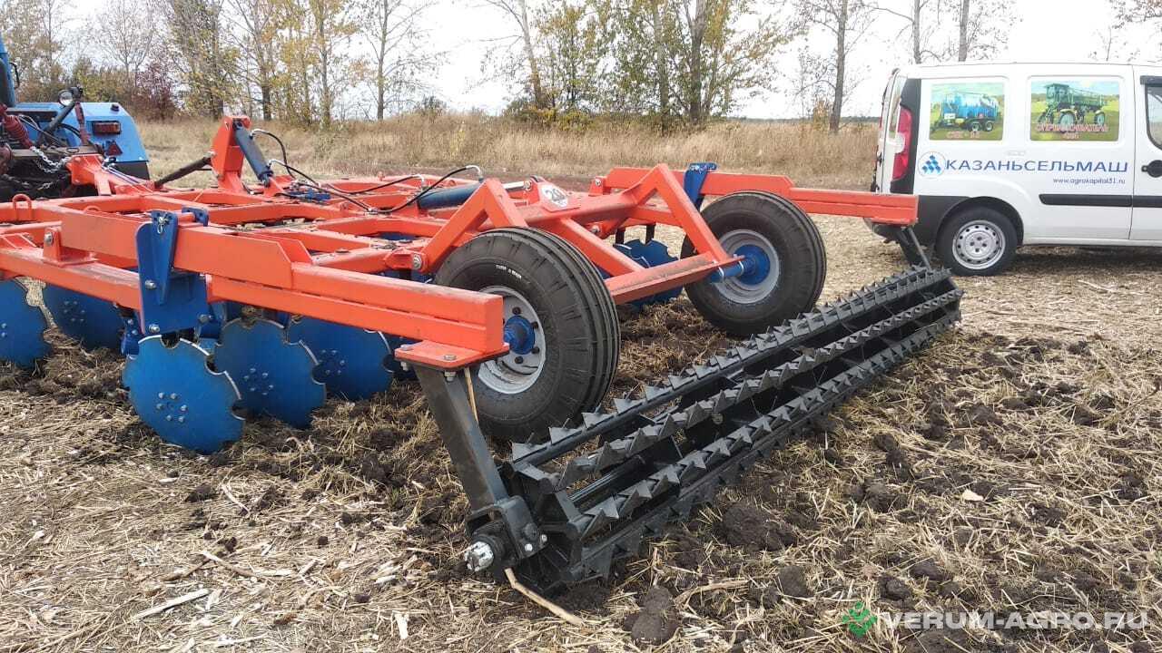 Бороны - БЕЛАГРОМАШ Борона дисковая модульная БДМ-4х4-0,9 с катком КШ с необслуж корпус