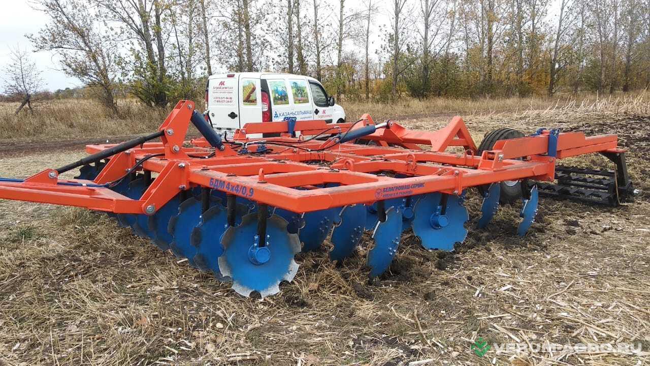 Бороны - БЕЛАГРОМАШ Борона дисковая модульная БДМ-4х4-0,9 с катком КШ с необслуж корпус