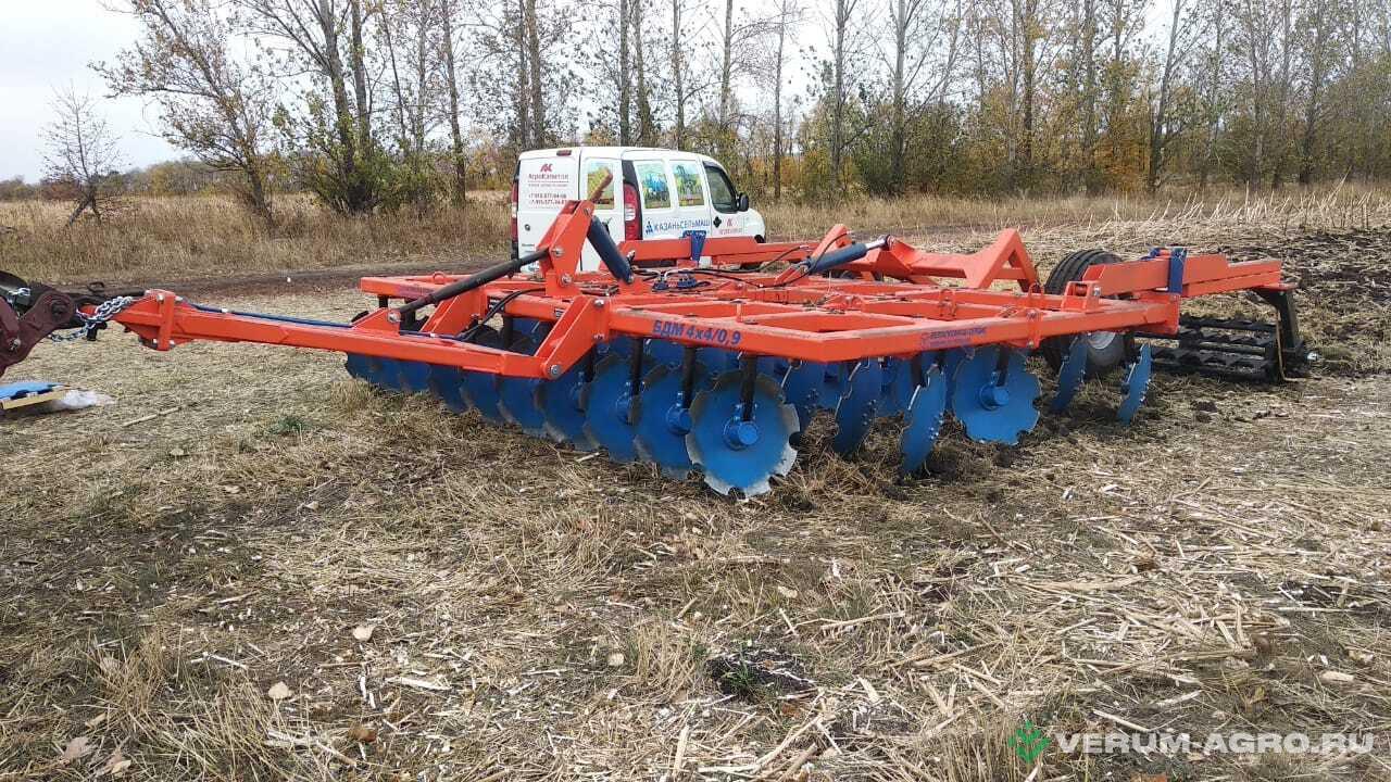 Бороны - БЕЛАГРОМАШ Борона дисковая модульная БДМ-4х4-0,9 с катком КШ с необслуж корпус