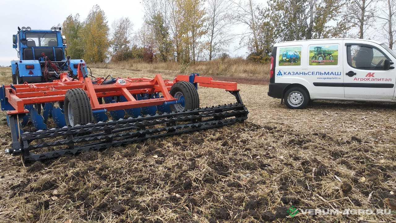 Бороны - БЕЛАГРОМАШ Борона дисковая модульная БДМ-4х4-0,9 с катком КШ с необслуж корпус