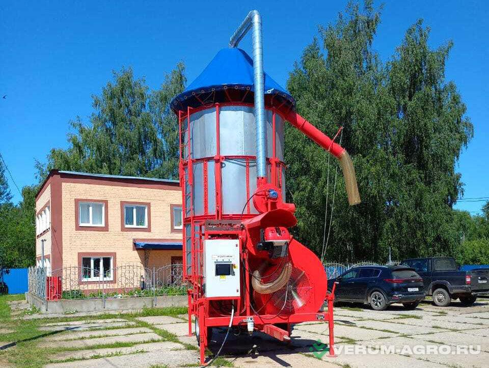 Зерносушильное оборудование - АТМ АТМ-15  дизель, 1,5 мм перфорация, аспирация, крыша