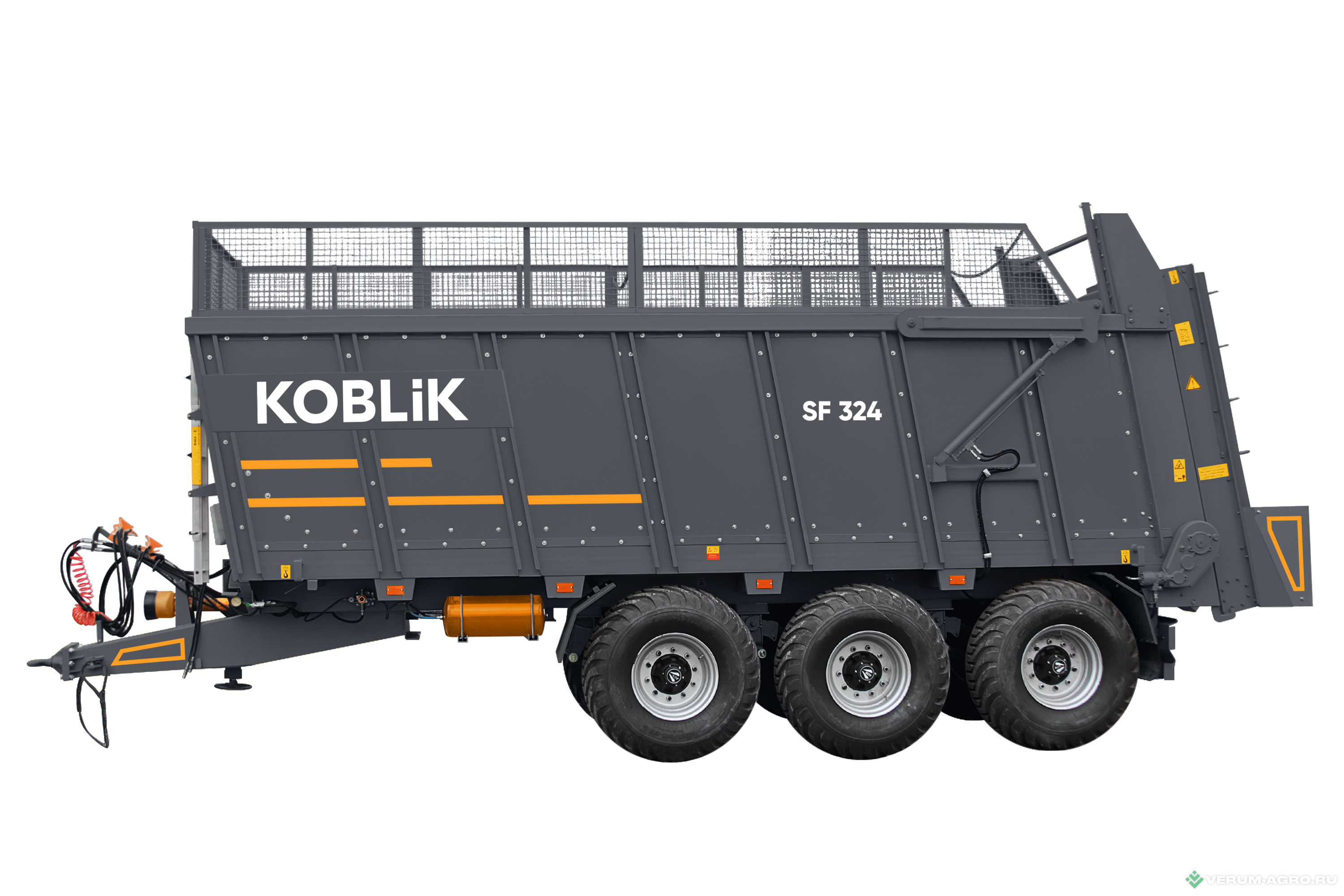 Разбрасыватели удобрений - KOBLiK Разбрасыватель органических удобрений SF 324 c горизонтальной битерной системой