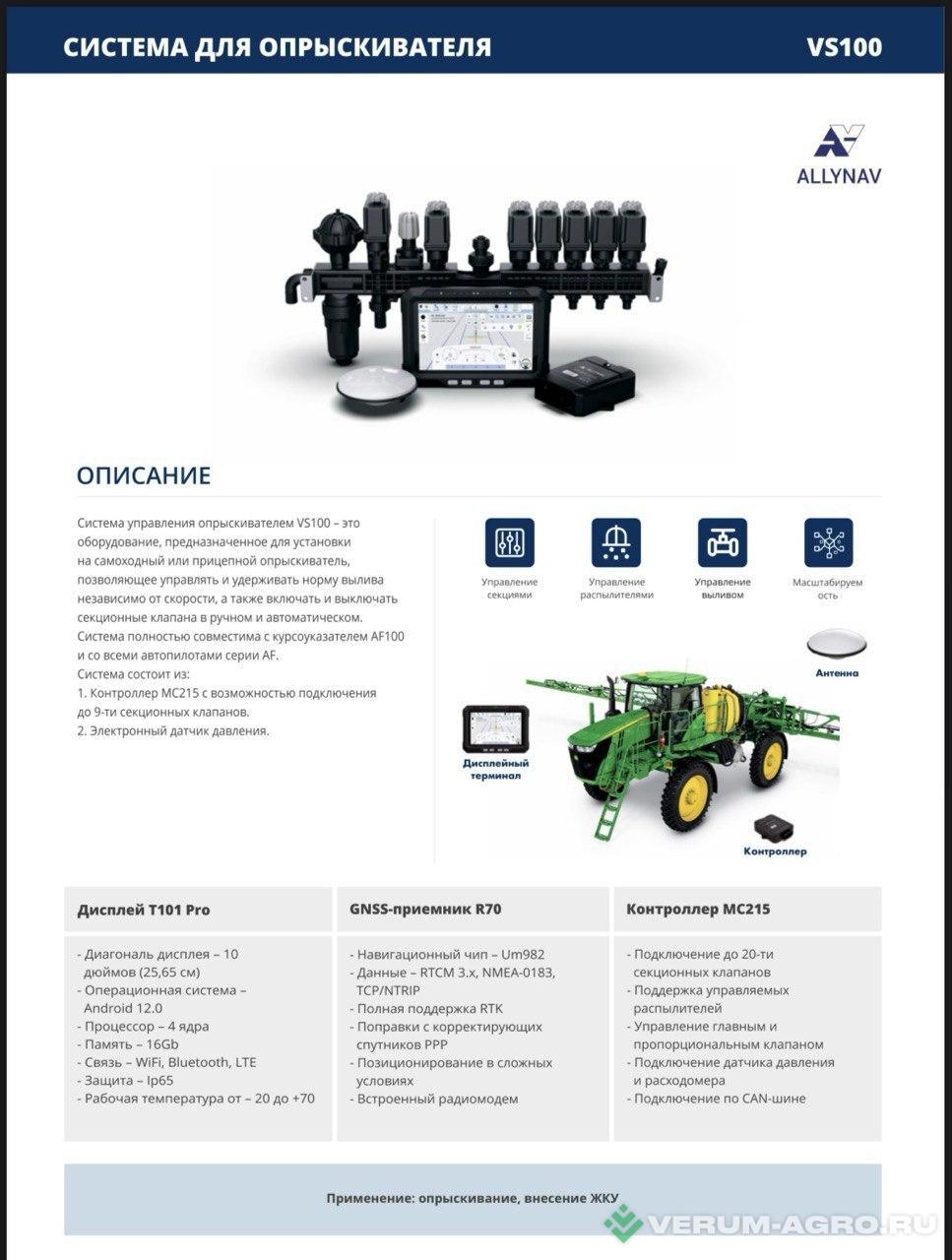 Дополнительное оборудование - ALLYNAV AF 305 