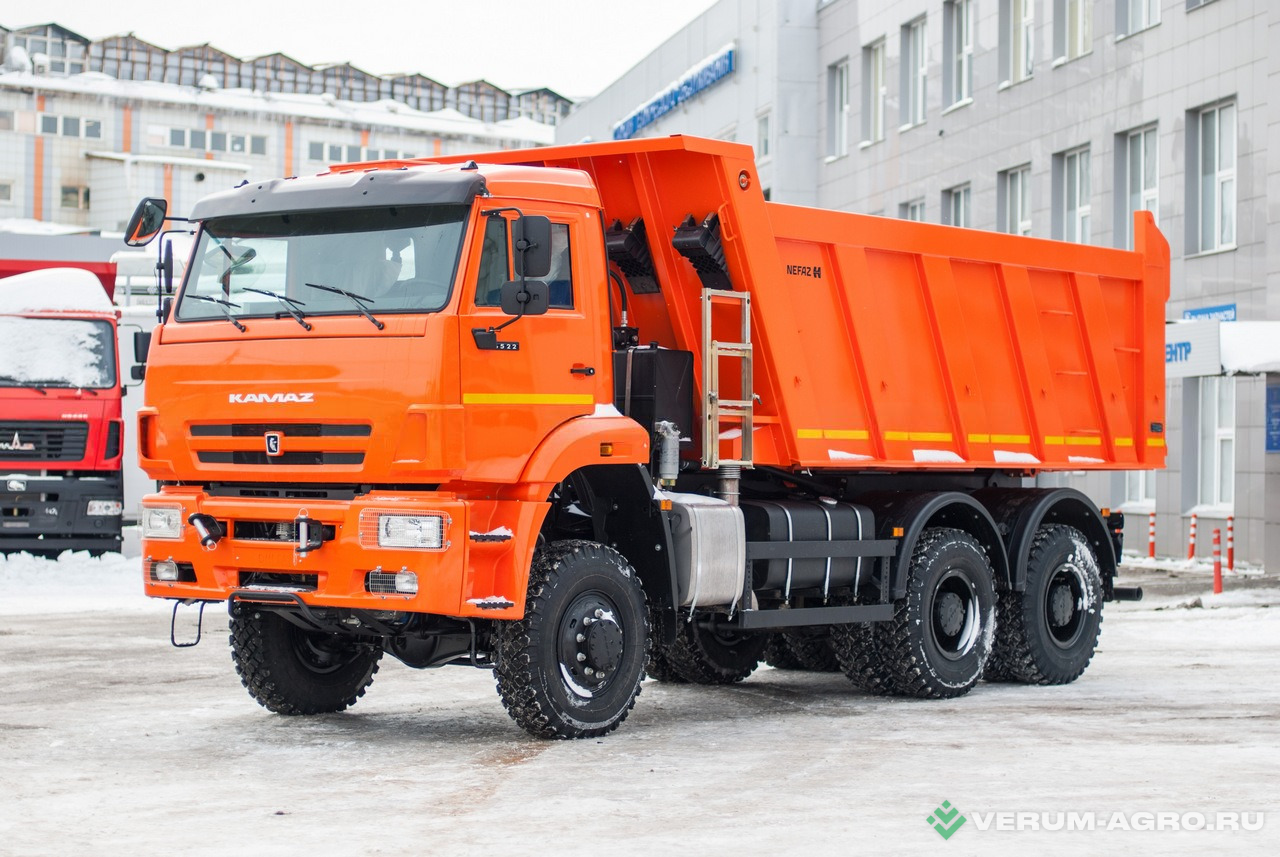 Грузовой автотранспорт - КАМАЗ 6522-5026011-53, Самосвал вездеход 6х6, г/п 20 т., объем 16 куб.м