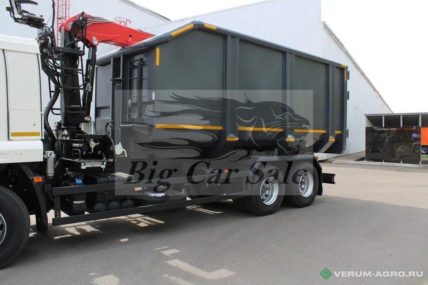 Грузовой автотранспорт - КАМАЗ Металловоз 30 м3 65117-104020-49 с ГМУ ВМ10-74М 