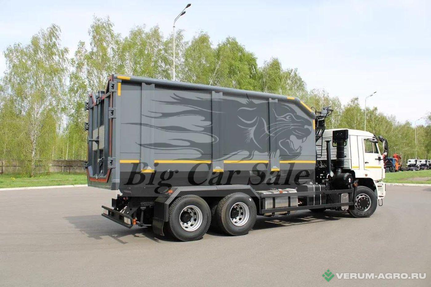 Грузовой автотранспорт - КАМАЗ Металловоз 30 м3 65117-104020-49 с ГМУ ВМ10-74М 