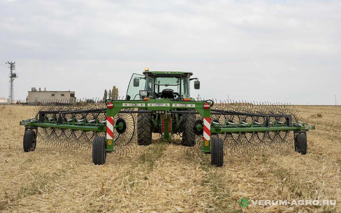 Валкователи - CELMAK LIMITED Грабли колесно-пальцевые прицепные ШТОРМ-16 