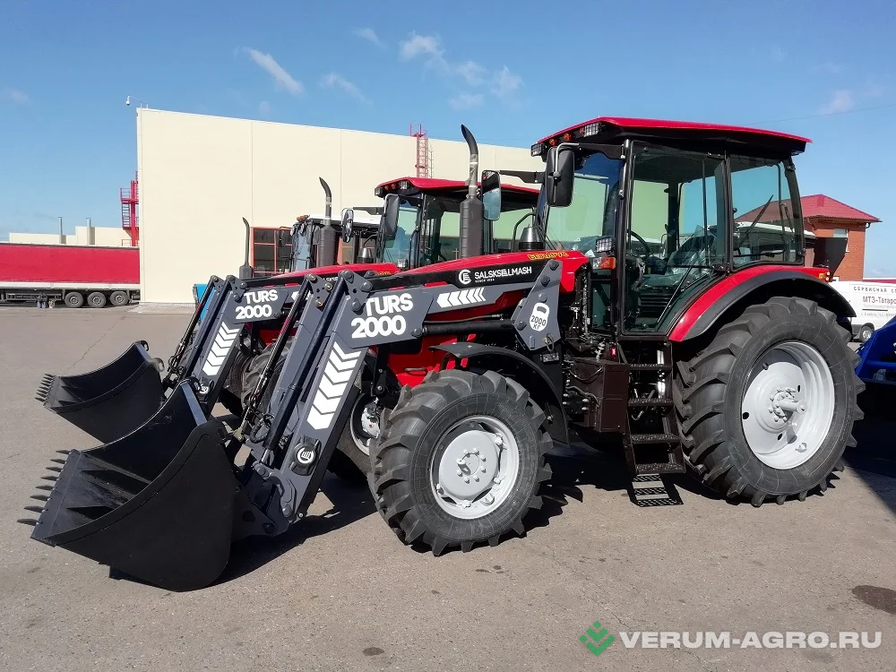 Навесные погрузчики - САЛЬСКСЕЛЬМАШ TURS-2200, джойстик плавающий, выворот ковша на 100 град., гидроаккумулятор, погрузчик к МТЗ-1221
