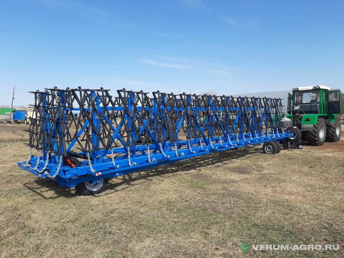 Бороны - ДИБОР Сцепка бороновальная широкозахватная  СШГ-16 с боронами БТЗ (односледная)