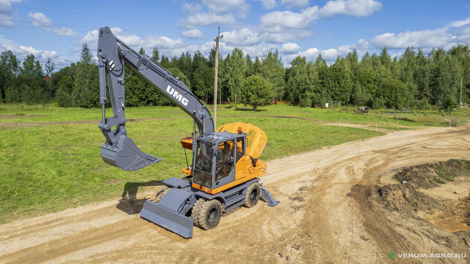 Экскаваторы - UMG Экскаватор одноковшовый колесный E200W