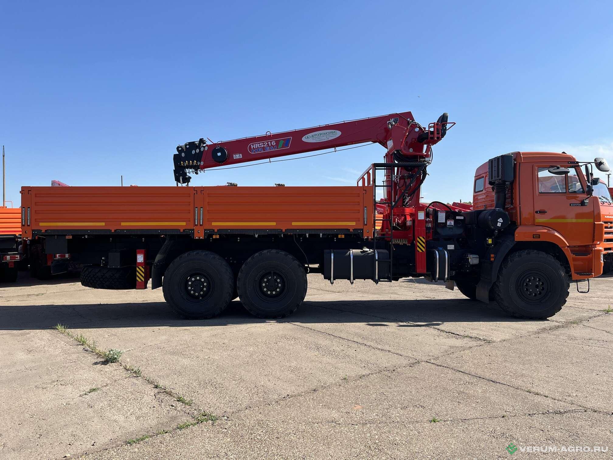 Грузовой автотранспорт - КАМАЗ 43118 с КМУ, 2023 