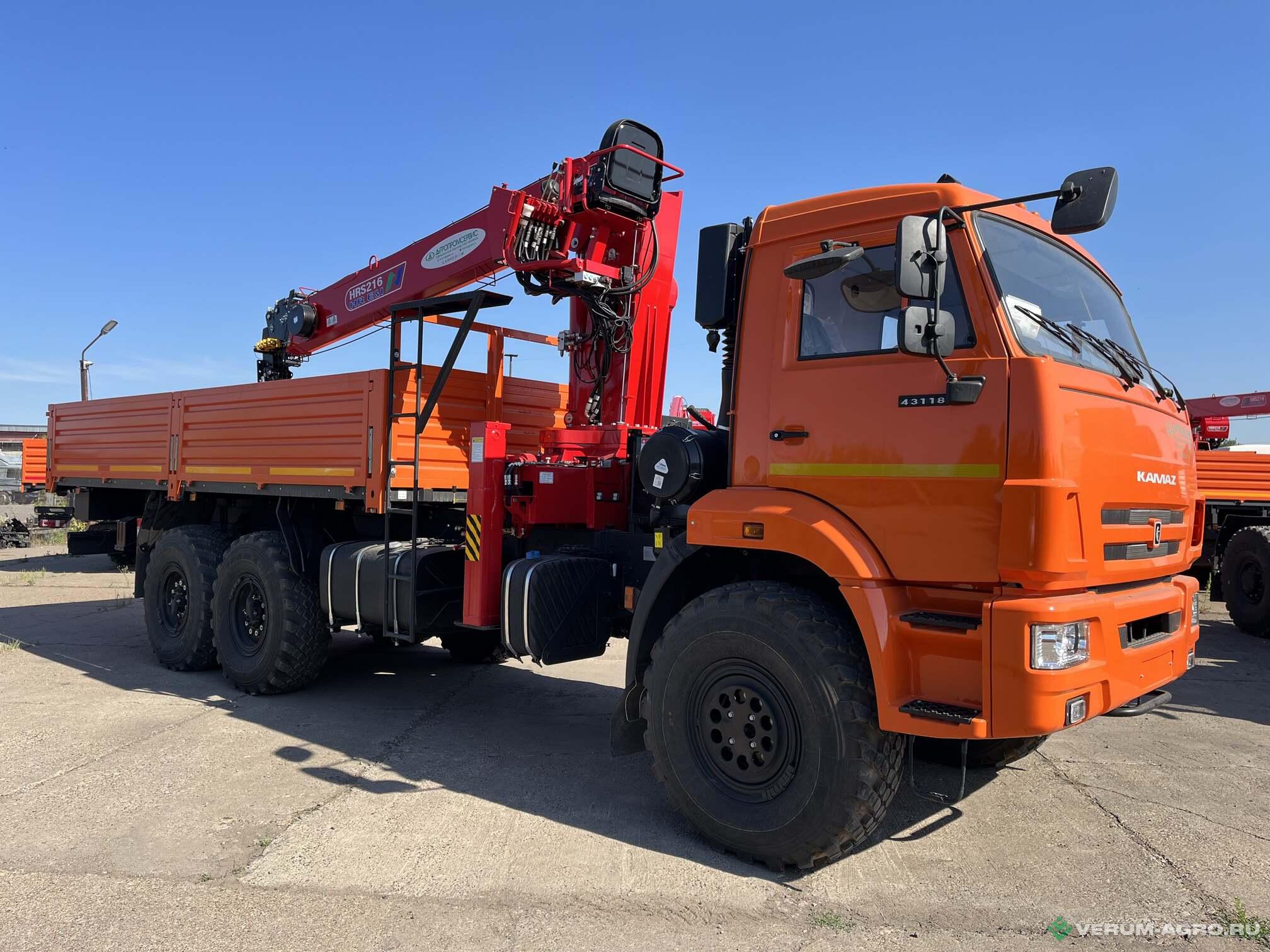 Грузовой автотранспорт - КАМАЗ 43118 с КМУ, 2023 