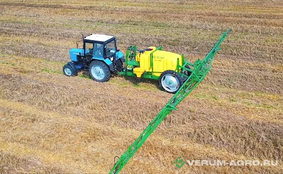 Опрыскиватели прицепные - КАЗАНЬСЕЛЬМАШ ОП-3000-28 штанга 28 м, Барс, полная гидравлика, компьютер