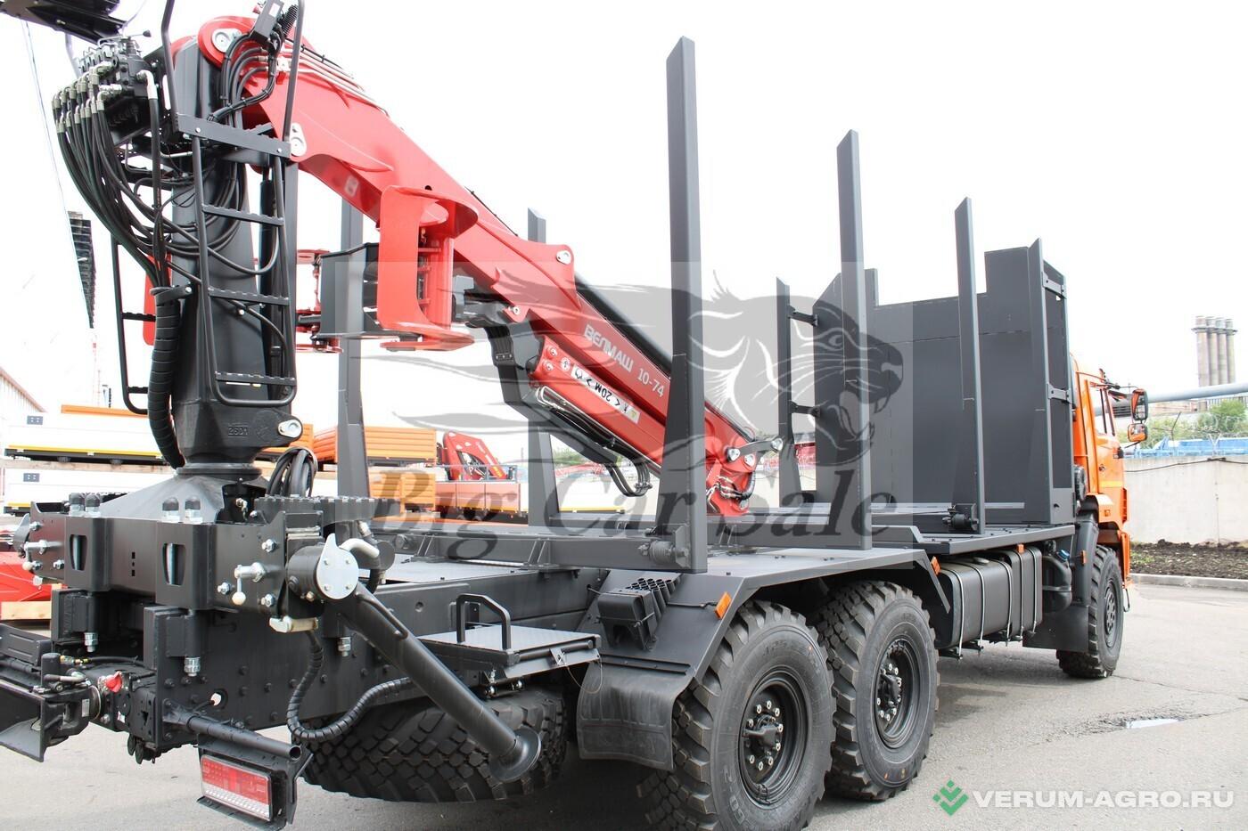 Грузовой автотранспорт - КАМАЗ Сортиментовоз  43118-3027-48 с ГМУ ВМ10-74 