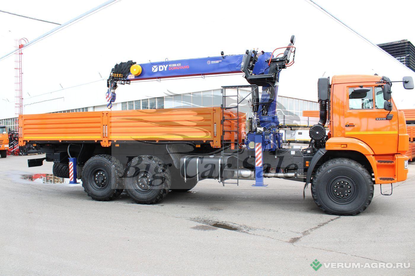 Грузовой автотранспорт - КАМАЗ Бортовой автомобиль 43118-3027-48 с КМУ RS1956 ACE