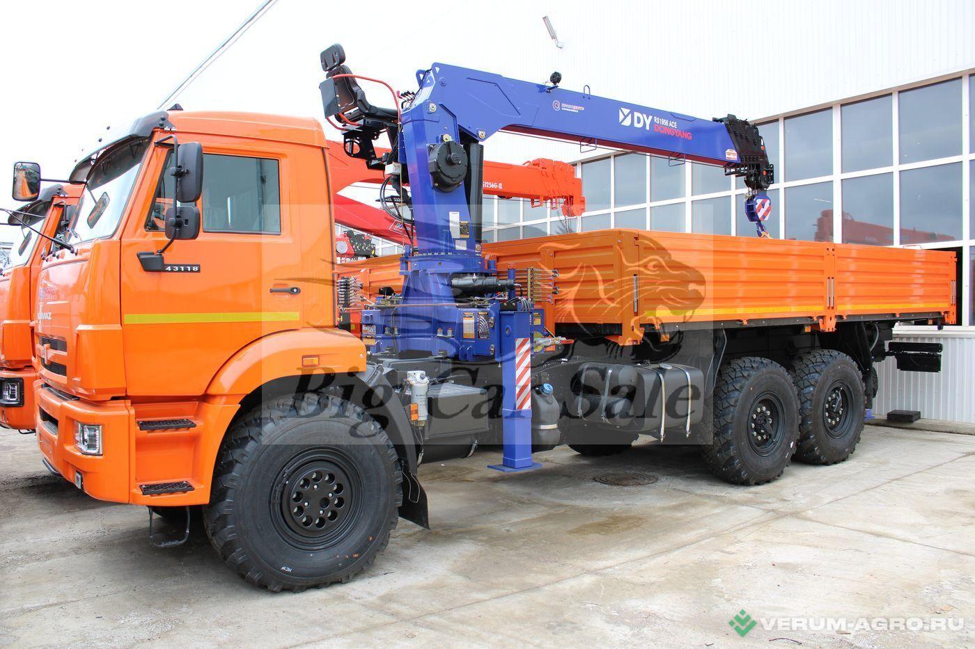 Грузовой автотранспорт - КАМАЗ Бортовой автомобиль 43118-3027-48 с КМУ RS1956 ACE