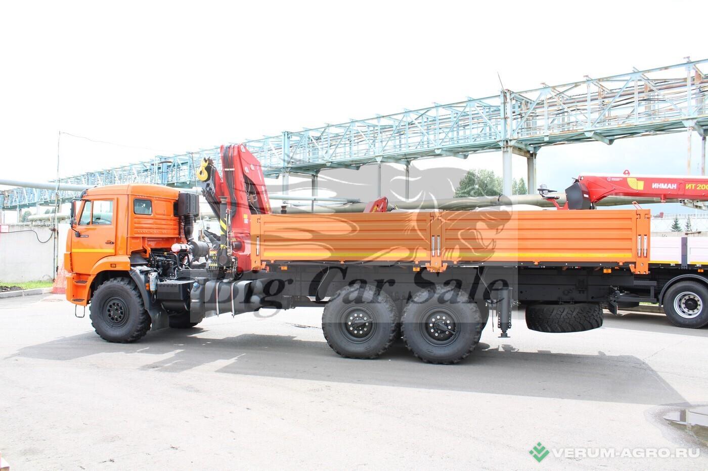 Грузовой автотранспорт - КАМАЗ Бортовой автомобиль 43118-3027-48 с КМУ ИМ-320А 