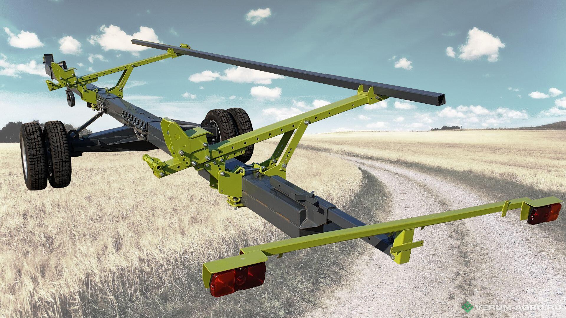 Прочее - SANFLORO «CARRELLO» ОДНООСНАЯ ТЕЛЕЖКА ДЛЯ ТРАНСПОРТА ЖАТОК 