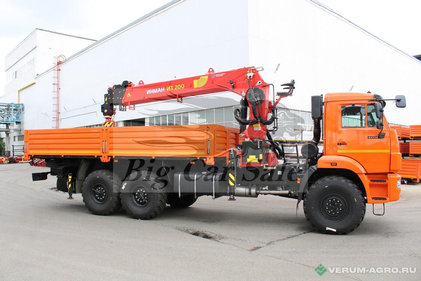 Грузовой автотранспорт - КАМАЗ Бортовой автомобиль 43118-3027-48 с КМУ ИТ200 