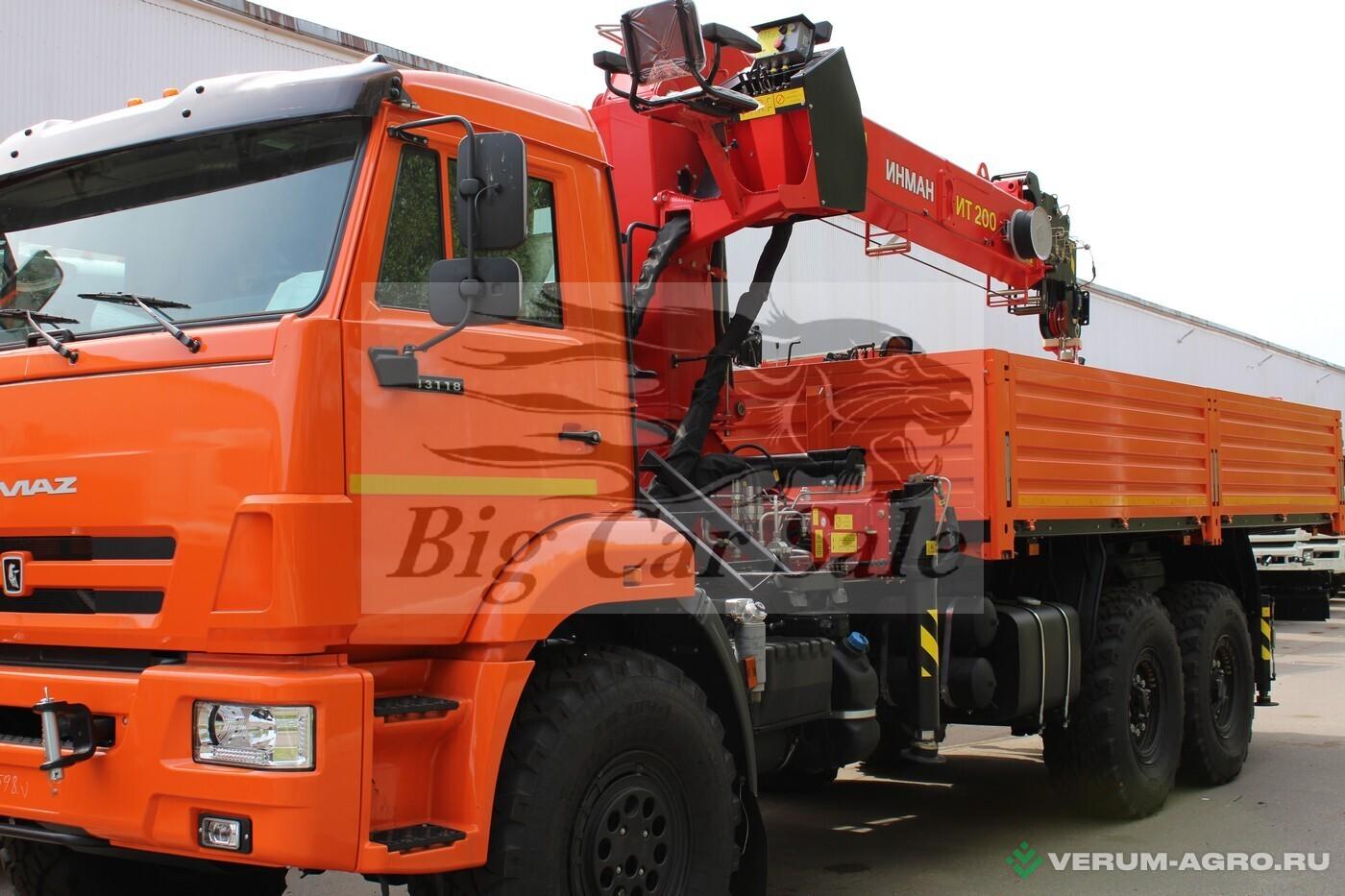 Грузовой автотранспорт - КАМАЗ Бортовой автомобиль 43118-3027-48 с КМУ ИТ200 