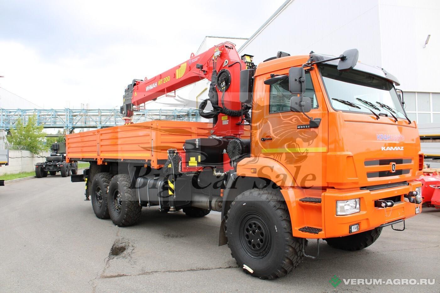 Грузовой автотранспорт - КАМАЗ Бортовой автомобиль 43118-3027-48 с КМУ ИТ200 