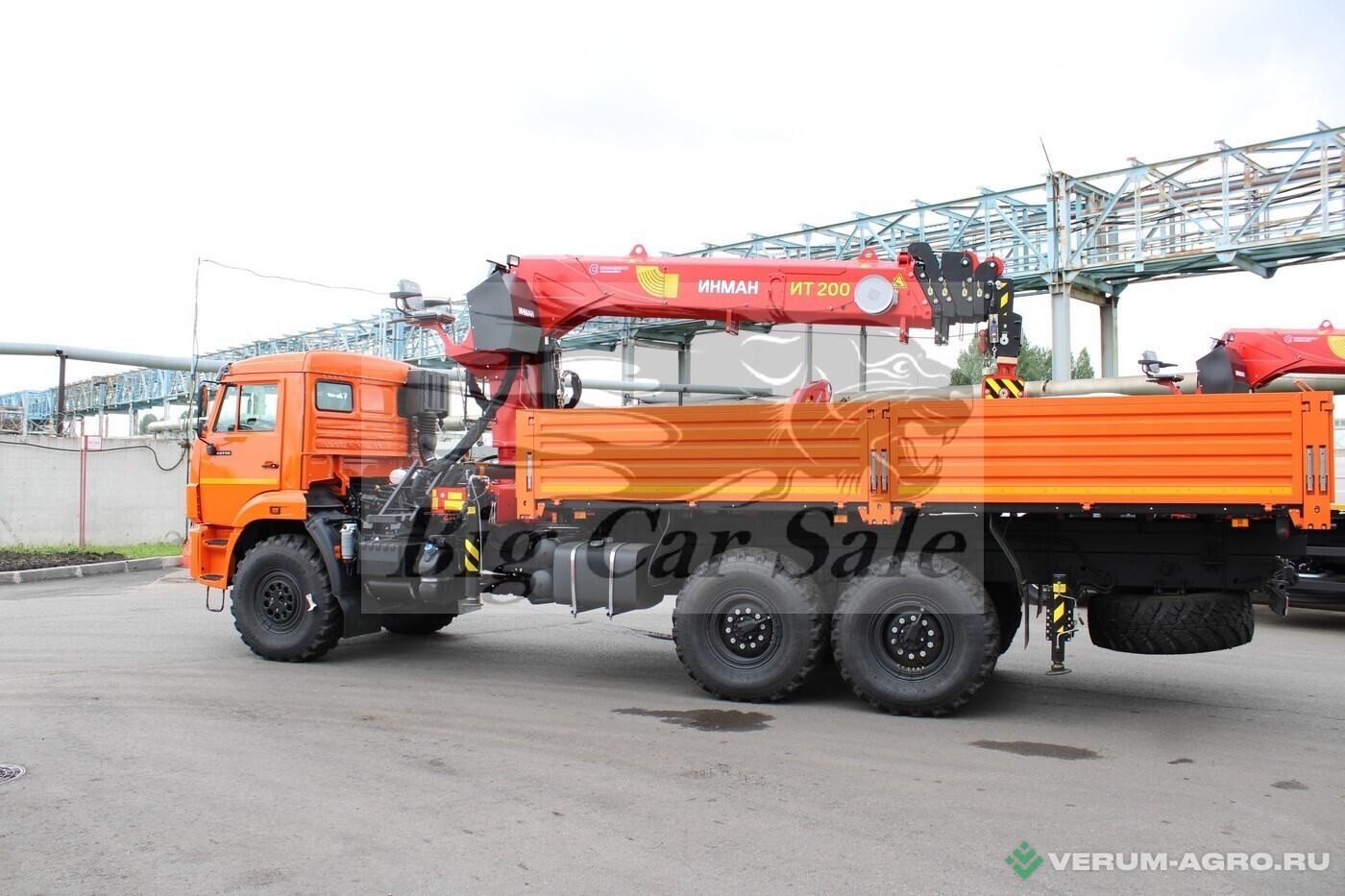 Грузовой автотранспорт - КАМАЗ Бортовой автомобиль 43118-3027-48 с КМУ ИТ200 